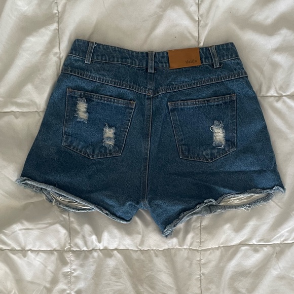 Valija Gitana High Waisted Ripped Mom Shorts - Picture 2 of 2